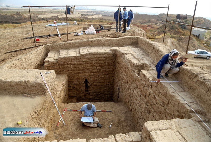 دژ نظامی ۲ هزار و ۷۰۰ ساله در محوطه تاریخی ریوی خراسان شمالی کشف شد